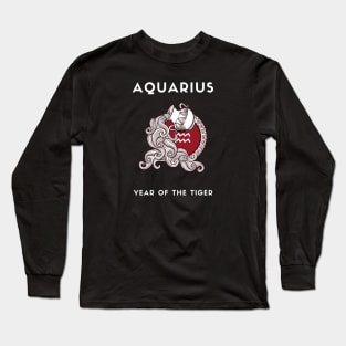 AQUARIUS / Year of the TIGER Long Sleeve T-Shirt